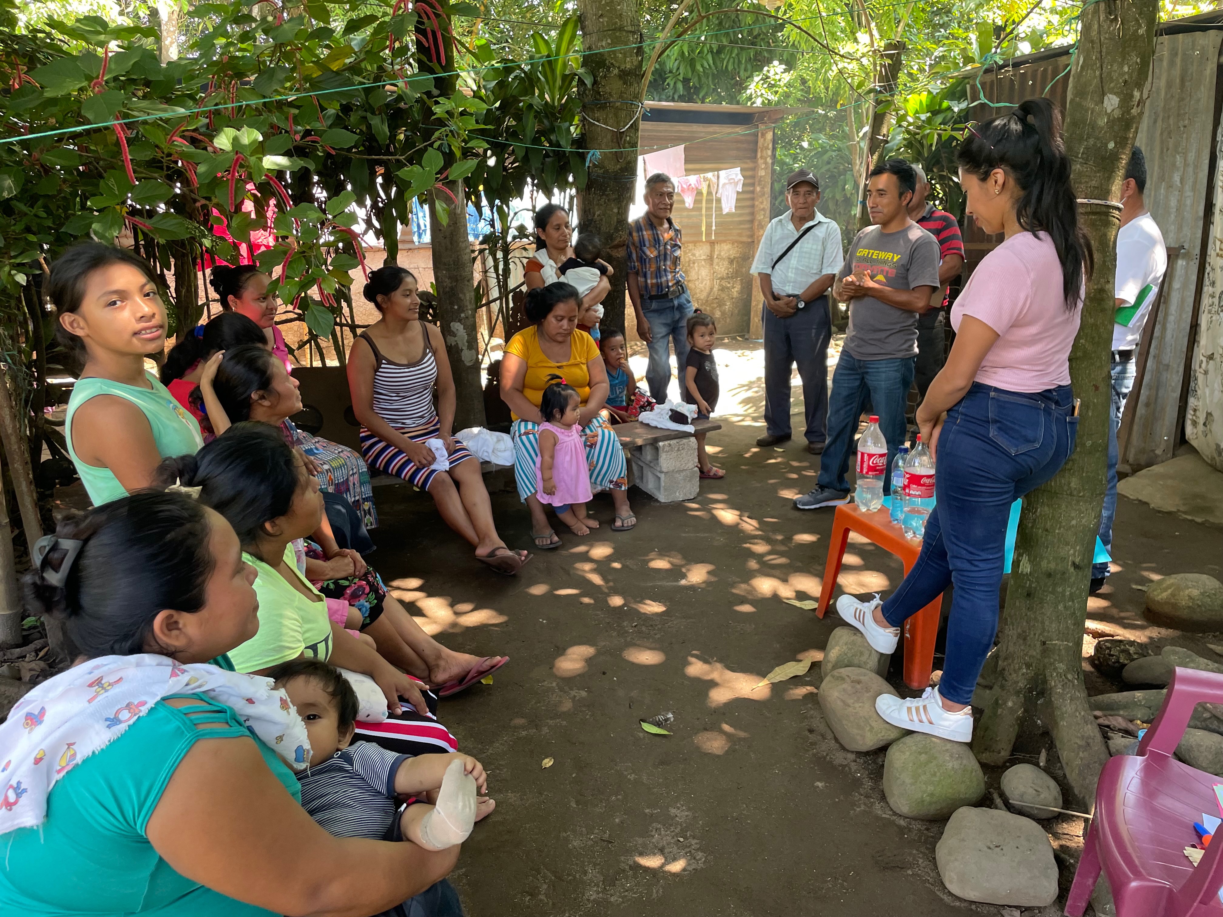 Community members in rural Guatemala